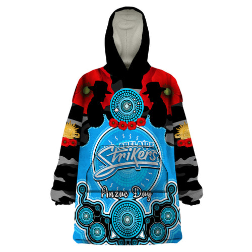 adelaide-strikers-anzac-2024-wearable-blanket-hoodie-lest-we-forget-poppy-mix-camouflage