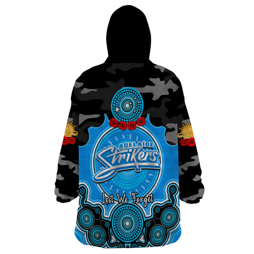 adelaide-strikers-anzac-2024-wearable-blanket-hoodie-lest-we-forget-poppy-mix-camouflage