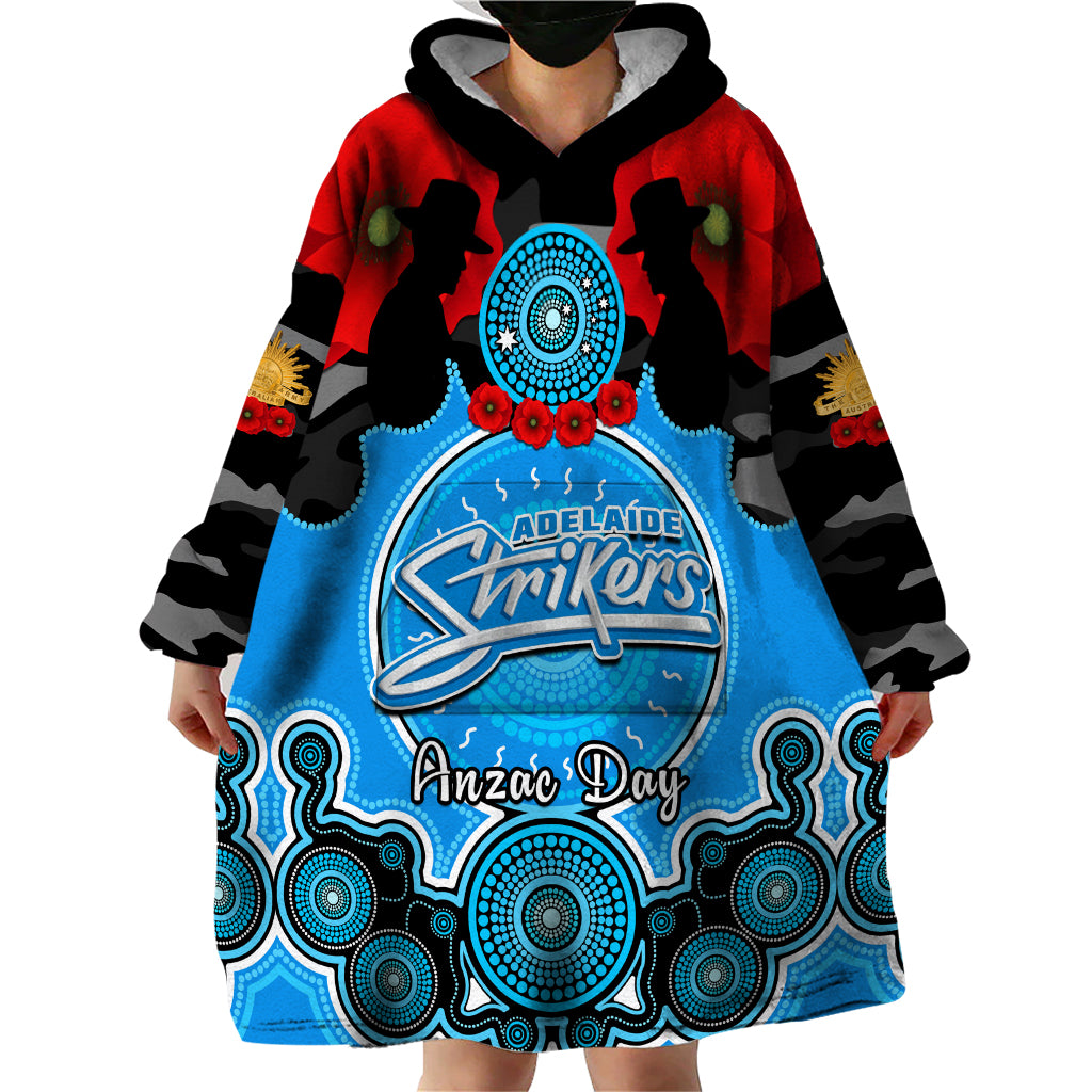 adelaide-strikers-anzac-2024-wearable-blanket-hoodie-lest-we-forget-poppy-mix-camouflage