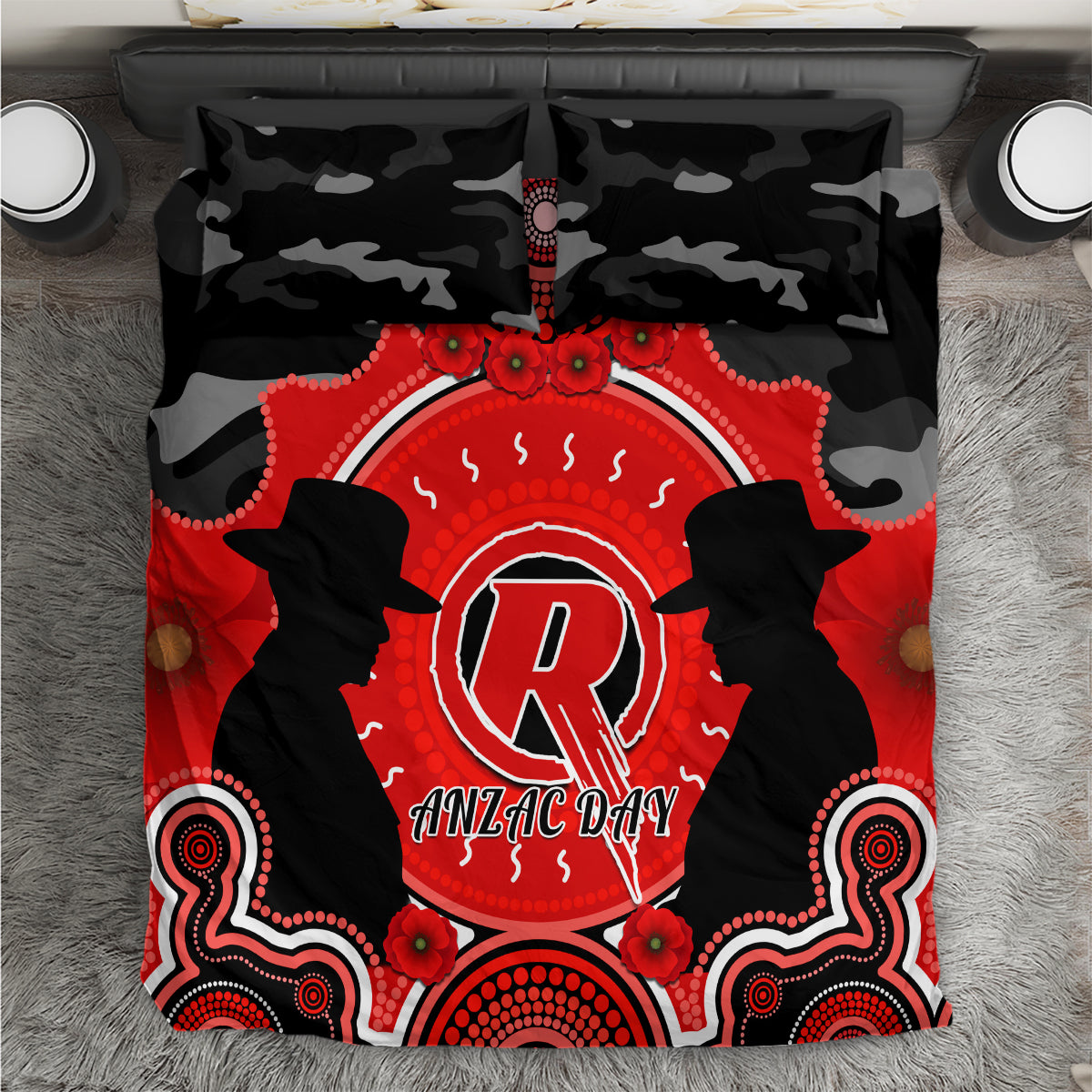 melbourne-renegades-anzac-2024-bedding-set-lest-we-forget-poppy-mix-camouflage