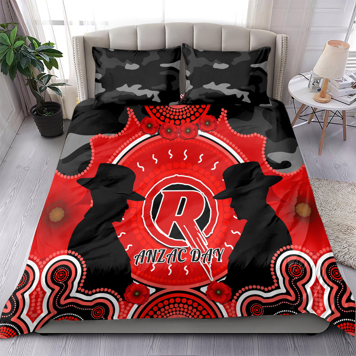 melbourne-renegades-anzac-2024-bedding-set-lest-we-forget-poppy-mix-camouflage