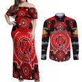 melbourne-renegades-anzac-2024-couples-matching-off-shoulder-maxi-dress-and-long-sleeve-button-shirt-lest-we-forget-poppy-mix-camouflage
