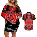 melbourne-renegades-anzac-2024-couples-matching-off-shoulder-short-dress-and-hawaiian-shirt-lest-we-forget-poppy-mix-camouflage