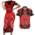 melbourne-renegades-anzac-2024-couples-matching-short-sleeve-bodycon-dress-and-hawaiian-shirt-lest-we-forget-poppy-mix-camouflage