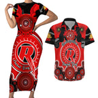 melbourne-renegades-anzac-2024-couples-matching-short-sleeve-bodycon-dress-and-hawaiian-shirt-lest-we-forget-poppy-mix-camouflage