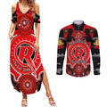 melbourne-renegades-anzac-2024-couples-matching-summer-maxi-dress-and-long-sleeve-button-shirt-lest-we-forget-poppy-mix-camouflage
