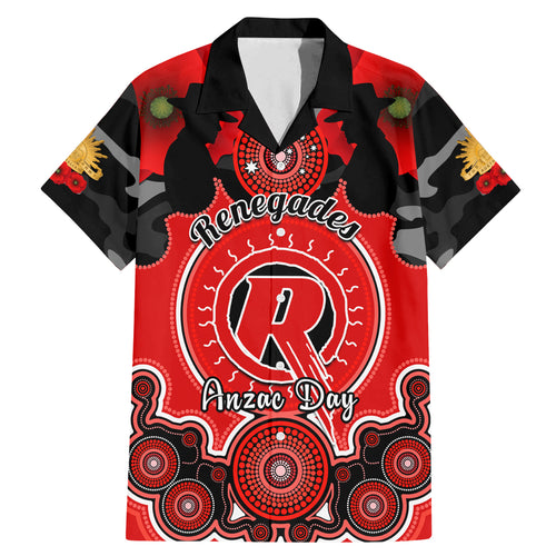 melbourne-renegades-anzac-2024-family-matching-mermaid-dress-and-hawaiian-shirt-lest-we-forget-poppy-mix-camouflage