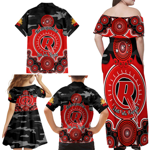 melbourne-renegades-anzac-2024-family-matching-off-shoulder-maxi-dress-and-hawaiian-shirt-lest-we-forget-poppy-mix-camouflage