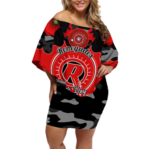 melbourne-renegades-anzac-2024-family-matching-off-shoulder-short-dress-and-hawaiian-shirt-lest-we-forget-poppy-mix-camouflage