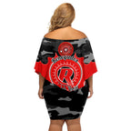 melbourne-renegades-anzac-2024-family-matching-off-shoulder-short-dress-and-hawaiian-shirt-lest-we-forget-poppy-mix-camouflage