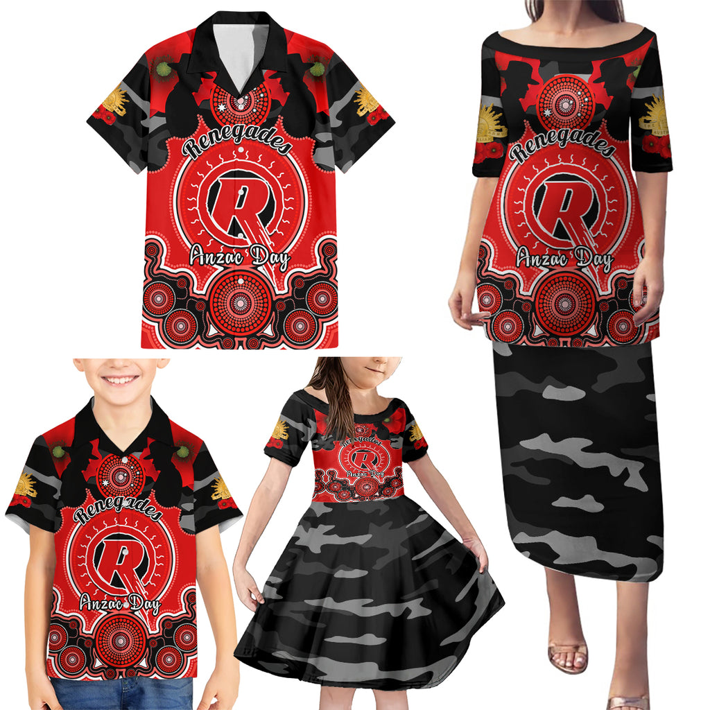 melbourne-renegades-anzac-2024-family-matching-puletasi-dress-and-hawaiian-shirt-lest-we-forget-poppy-mix-camouflage