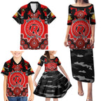 melbourne-renegades-anzac-2024-family-matching-puletasi-dress-and-hawaiian-shirt-lest-we-forget-poppy-mix-camouflage