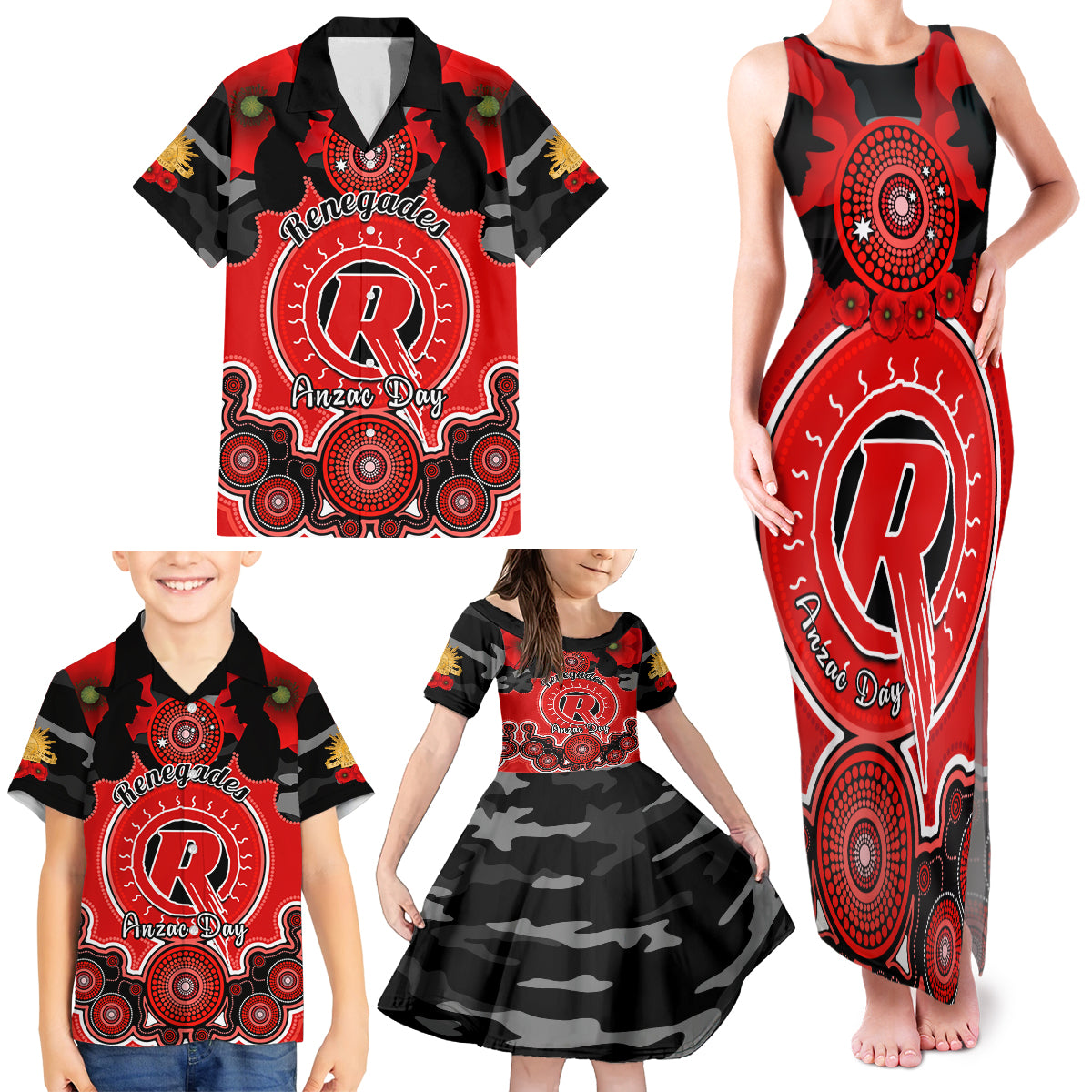 melbourne-renegades-anzac-2024-family-matching-tank-maxi-dress-and-hawaiian-shirt-lest-we-forget-poppy-mix-camouflage