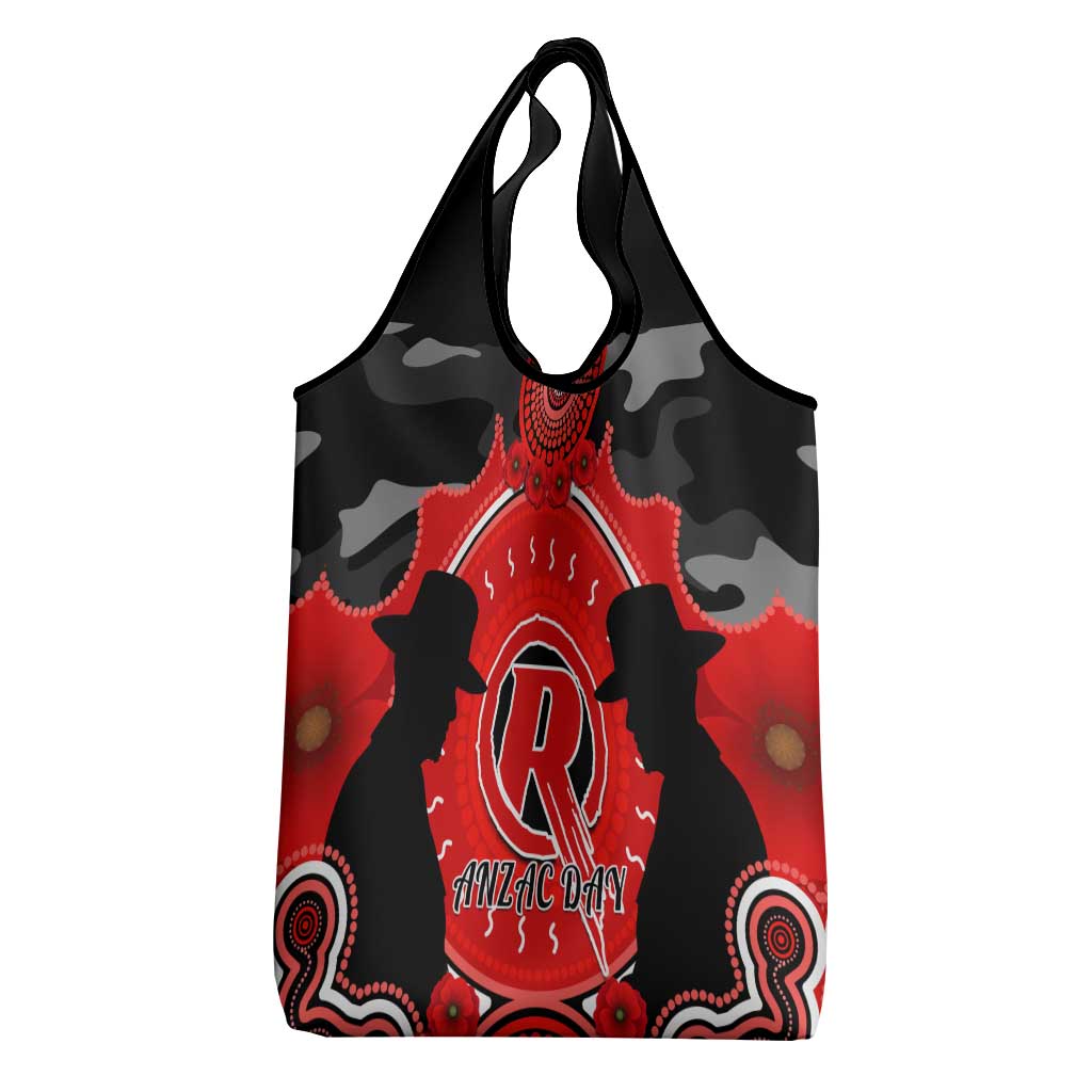 Melbourne Renegades ANZAC 2024 Grocery Bag Lest We Forget Poppy Mix Camouflage