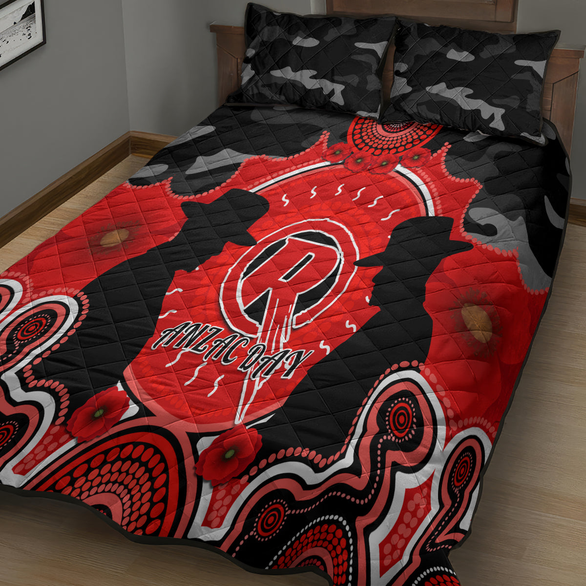 melbourne-renegades-anzac-2024-quilt-bed-set-lest-we-forget-poppy-mix-camouflage