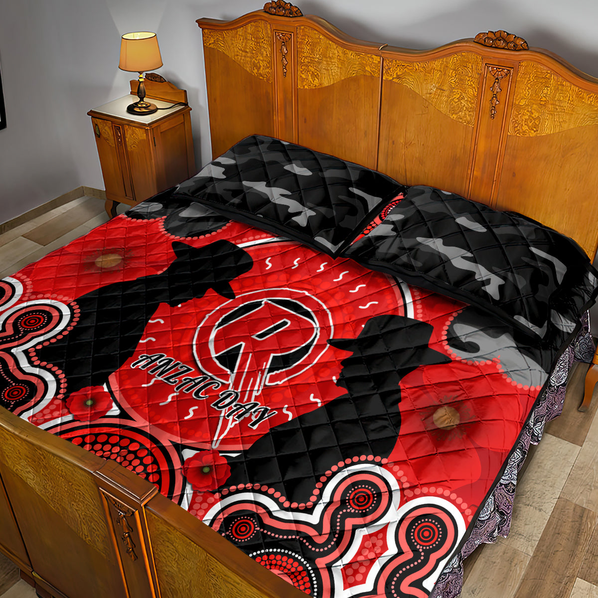 melbourne-renegades-anzac-2024-quilt-bed-set-lest-we-forget-poppy-mix-camouflage