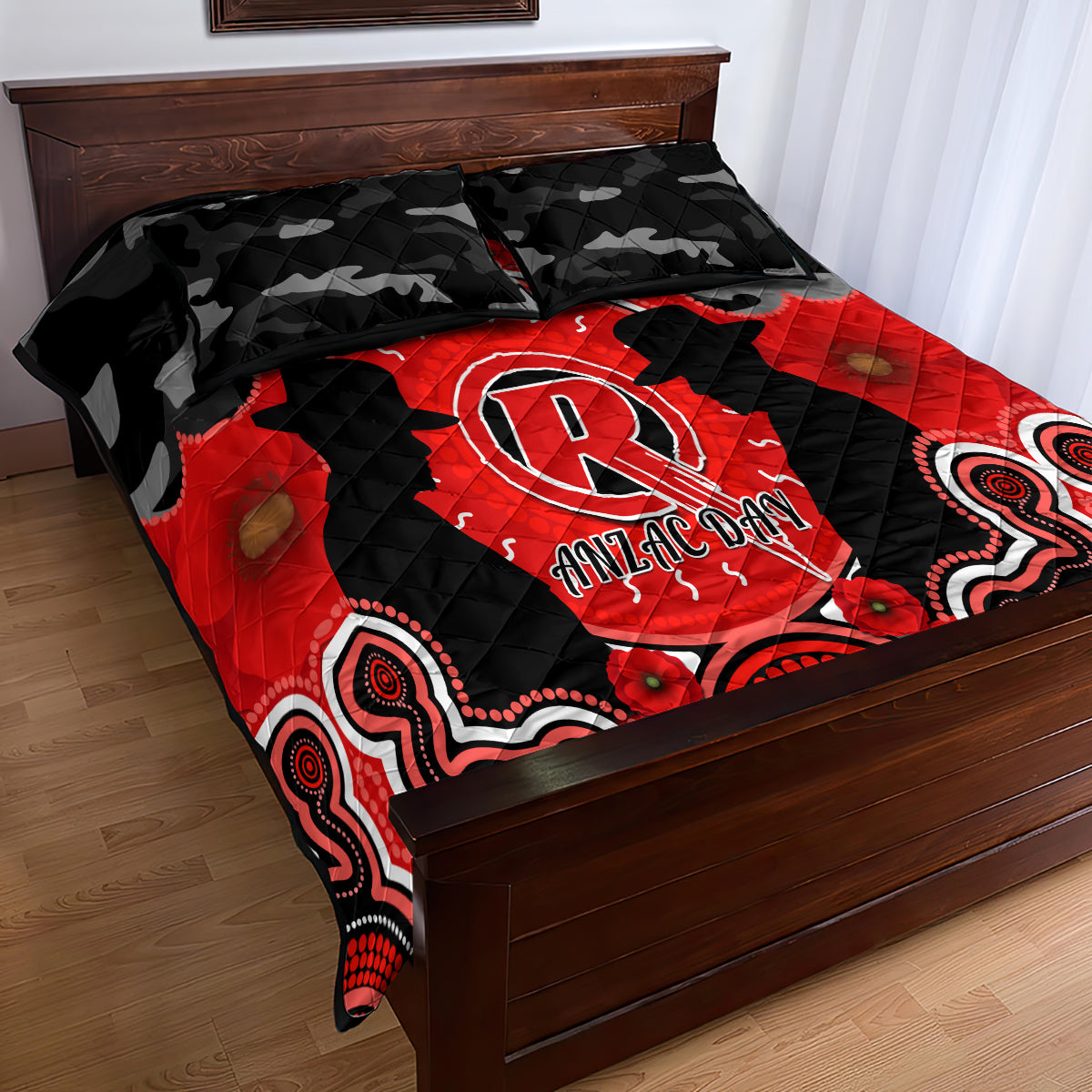 melbourne-renegades-anzac-2024-quilt-bed-set-lest-we-forget-poppy-mix-camouflage