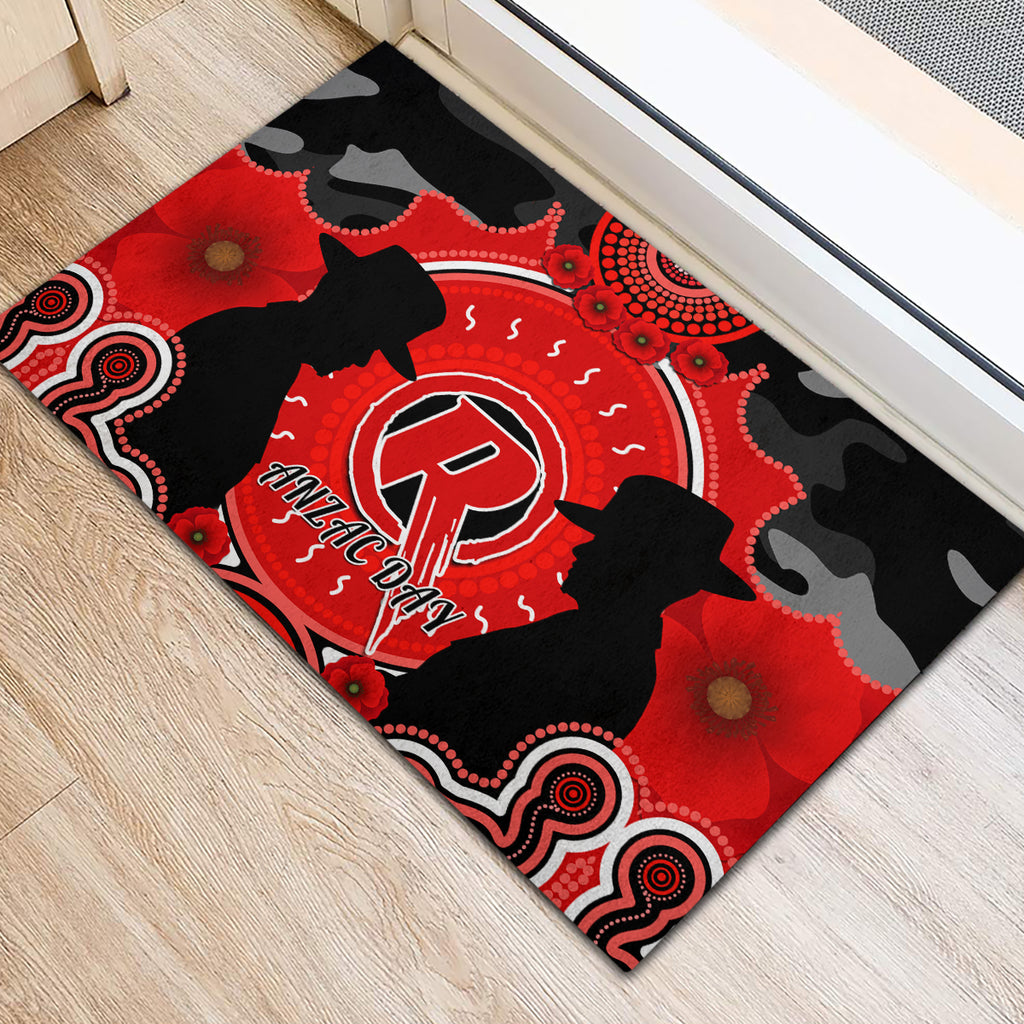 melbourne-renegades-anzac-2024-rubber-doormat-lest-we-forget-poppy-mix-camouflage