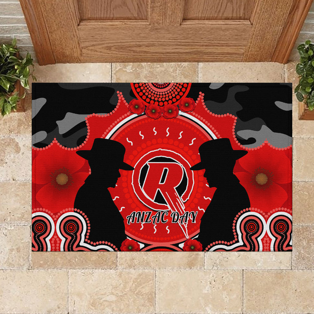 melbourne-renegades-anzac-2024-rubber-doormat-lest-we-forget-poppy-mix-camouflage