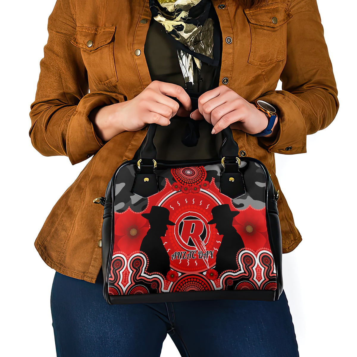 melbourne-renegades-anzac-2024-shoulder-handbag-lest-we-forget-poppy-mix-camouflage