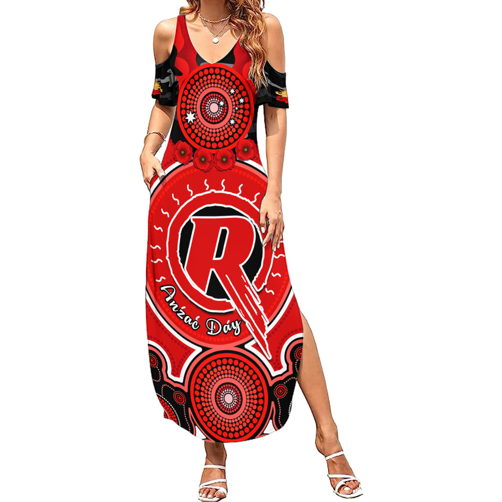 melbourne-renegades-anzac-2024-summer-maxi-dress-lest-we-forget-poppy-mix-camouflage