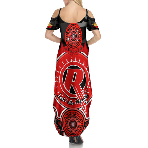melbourne-renegades-anzac-2024-summer-maxi-dress-lest-we-forget-poppy-mix-camouflage