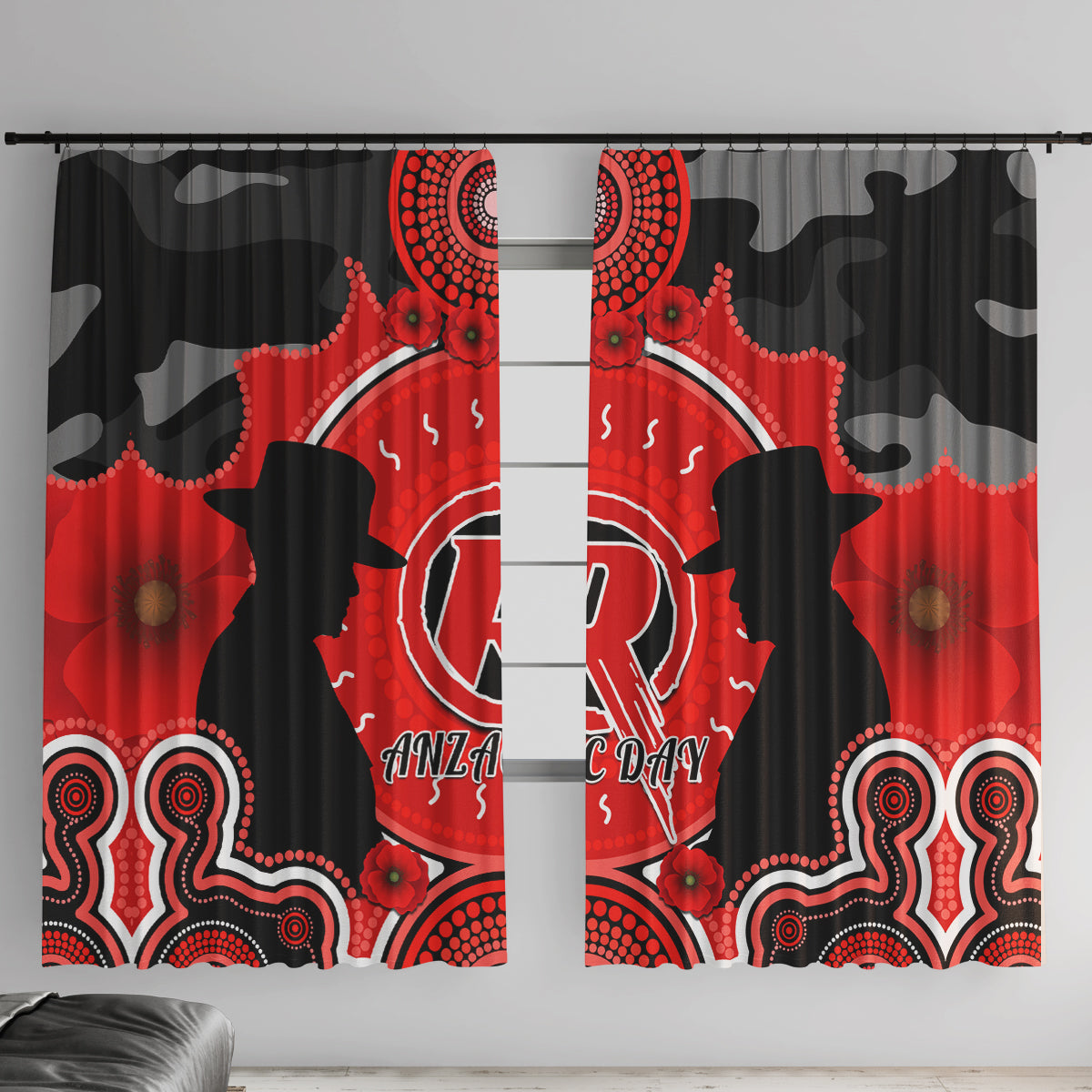 melbourne-renegades-anzac-2024-window-curtain-lest-we-forget-poppy-mix-camouflage