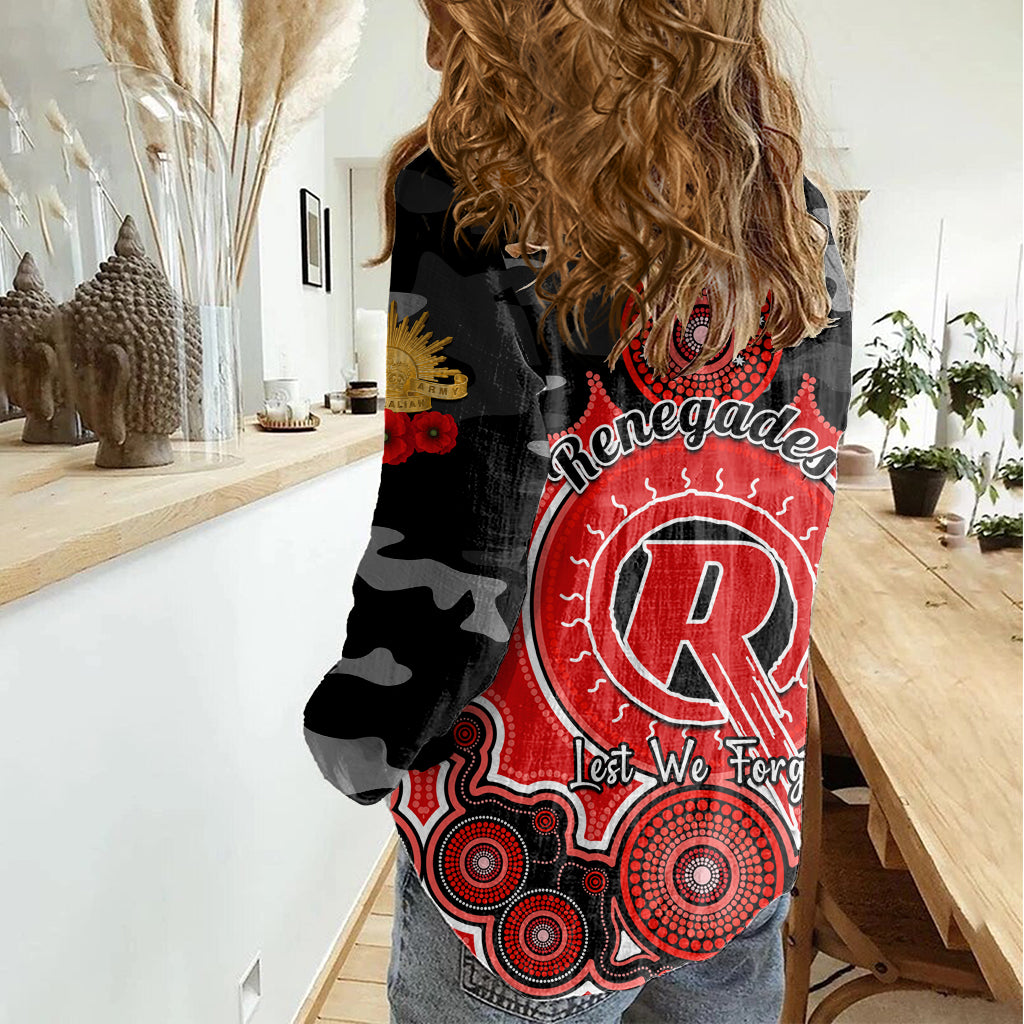 melbourne-renegades-anzac-2024-women-casual-shirt-lest-we-forget-poppy-mix-camouflage