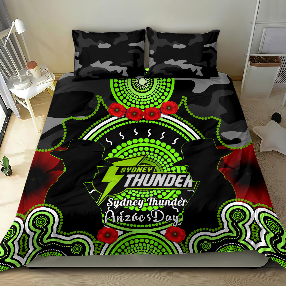 sydney-thunder-anzac-2024-bedding-set-lest-we-forget-poppy-mix-camouflage