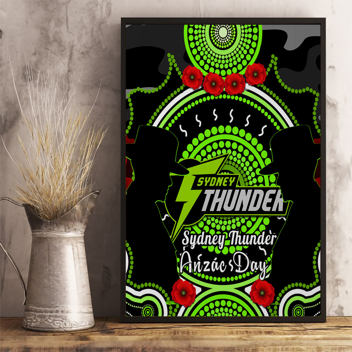 sydney-thunder-anzac-2024-canvas-wall-art-lest-we-forget-poppy-mix-camouflage