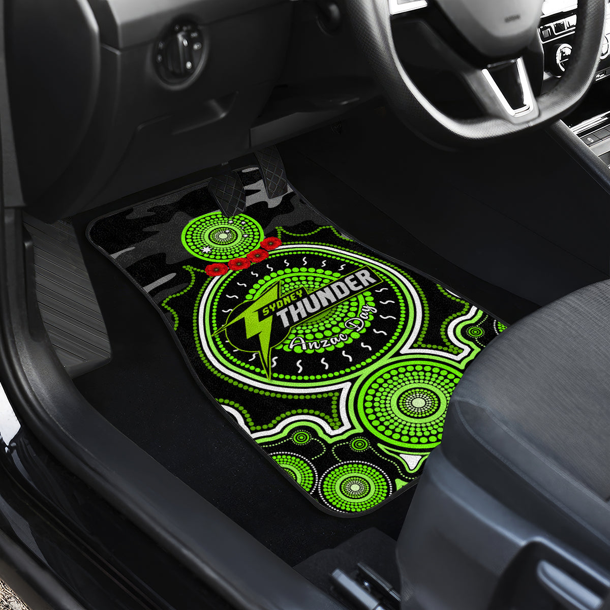 sydney-thunder-anzac-2024-car-mats-lest-we-forget-poppy-mix-camouflage
