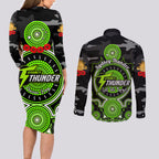 sydney-thunder-anzac-2024-couples-matching-long-sleeve-bodycon-dress-and-long-sleeve-button-shirt-lest-we-forget-poppy-mix-camouflage