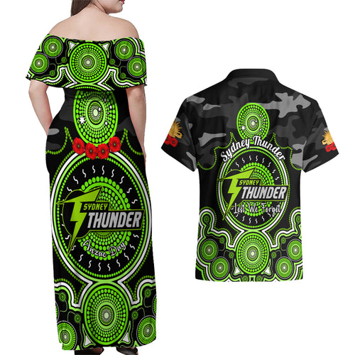 sydney-thunder-anzac-2024-couples-matching-off-shoulder-maxi-dress-and-hawaiian-shirt-lest-we-forget-poppy-mix-camouflage