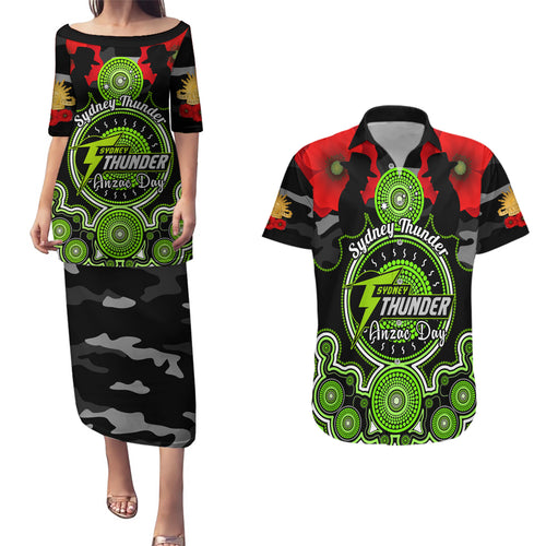 sydney-thunder-anzac-2024-couples-matching-puletasi-dress-and-hawaiian-shirt-lest-we-forget-poppy-mix-camouflage