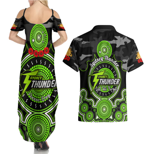 sydney-thunder-anzac-2024-couples-matching-summer-maxi-dress-and-hawaiian-shirt-lest-we-forget-poppy-mix-camouflage