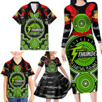 sydney-thunder-anzac-2024-family-matching-long-sleeve-bodycon-dress-and-hawaiian-shirt-lest-we-forget-poppy-mix-camouflage
