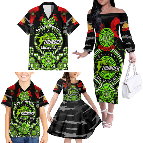 sydney-thunder-anzac-2024-family-matching-off-shoulder-long-sleeve-dress-and-hawaiian-shirt-lest-we-forget-poppy-mix-camouflage
