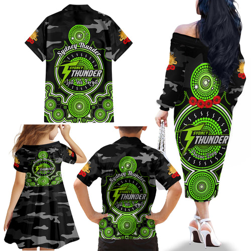 sydney-thunder-anzac-2024-family-matching-off-shoulder-long-sleeve-dress-and-hawaiian-shirt-lest-we-forget-poppy-mix-camouflage