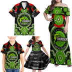 sydney-thunder-anzac-2024-family-matching-off-shoulder-maxi-dress-and-hawaiian-shirt-lest-we-forget-poppy-mix-camouflage