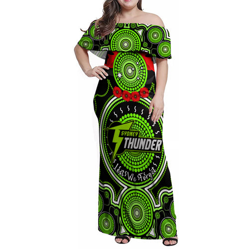 sydney-thunder-anzac-2024-family-matching-off-shoulder-maxi-dress-and-hawaiian-shirt-lest-we-forget-poppy-mix-camouflage