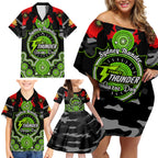 sydney-thunder-anzac-2024-family-matching-off-shoulder-short-dress-and-hawaiian-shirt-lest-we-forget-poppy-mix-camouflage