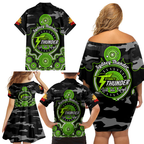 sydney-thunder-anzac-2024-family-matching-off-shoulder-short-dress-and-hawaiian-shirt-lest-we-forget-poppy-mix-camouflage