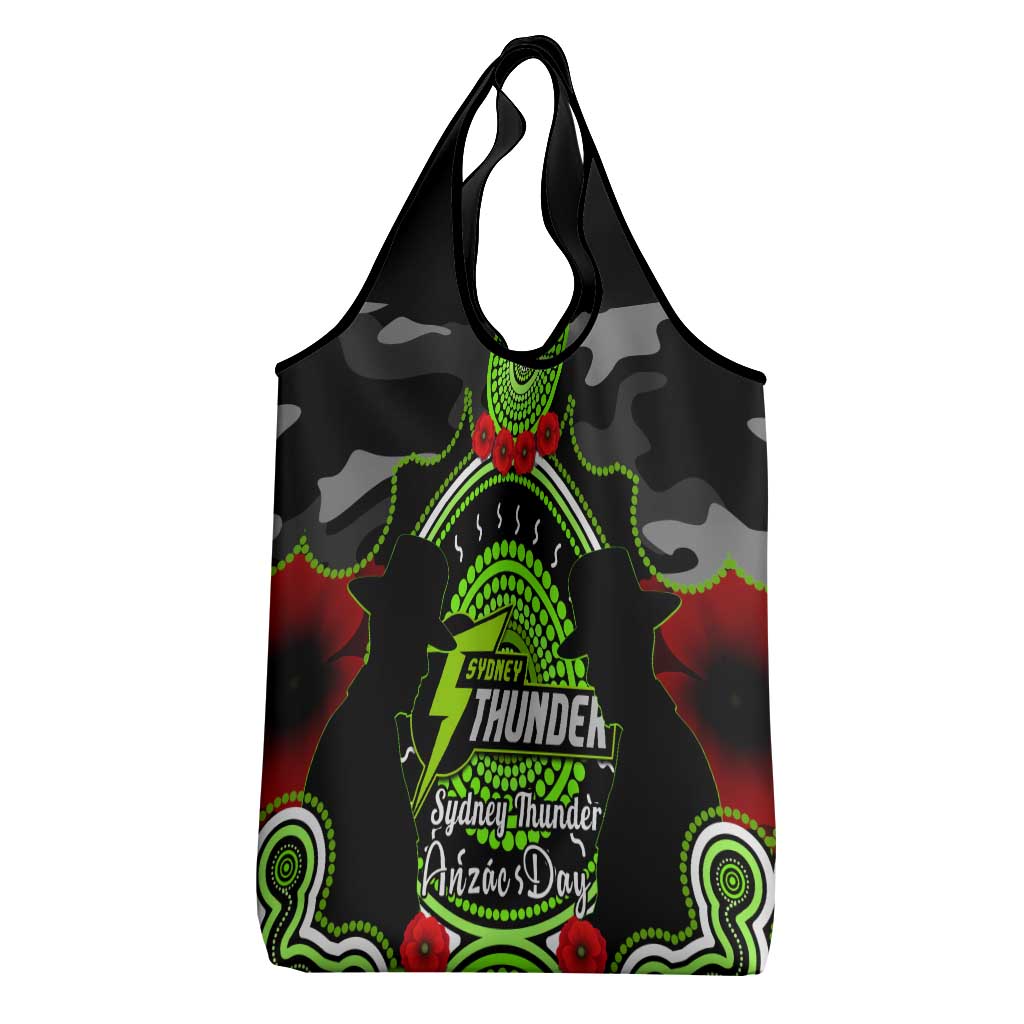 Sydney Thunder ANZAC 2024 Grocery Bag Lest We Forget Poppy Mix Camouflage