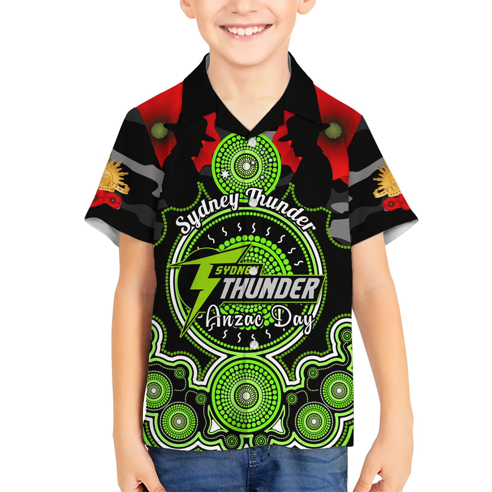 sydney-thunder-anzac-2024-kid-hawaiian-shirt-lest-we-forget-poppy-mix-camouflage