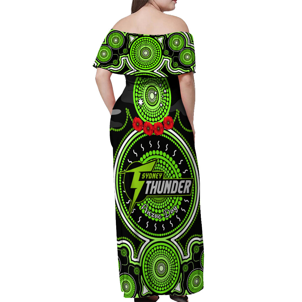 sydney-thunder-anzac-2024-off-shoulder-maxi-dress-lest-we-forget-poppy-mix-camouflage
