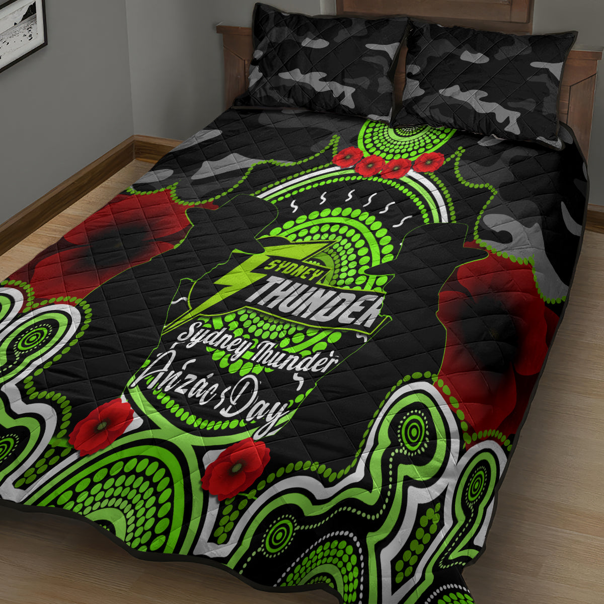sydney-thunder-anzac-2024-quilt-bed-set-lest-we-forget-poppy-mix-camouflage