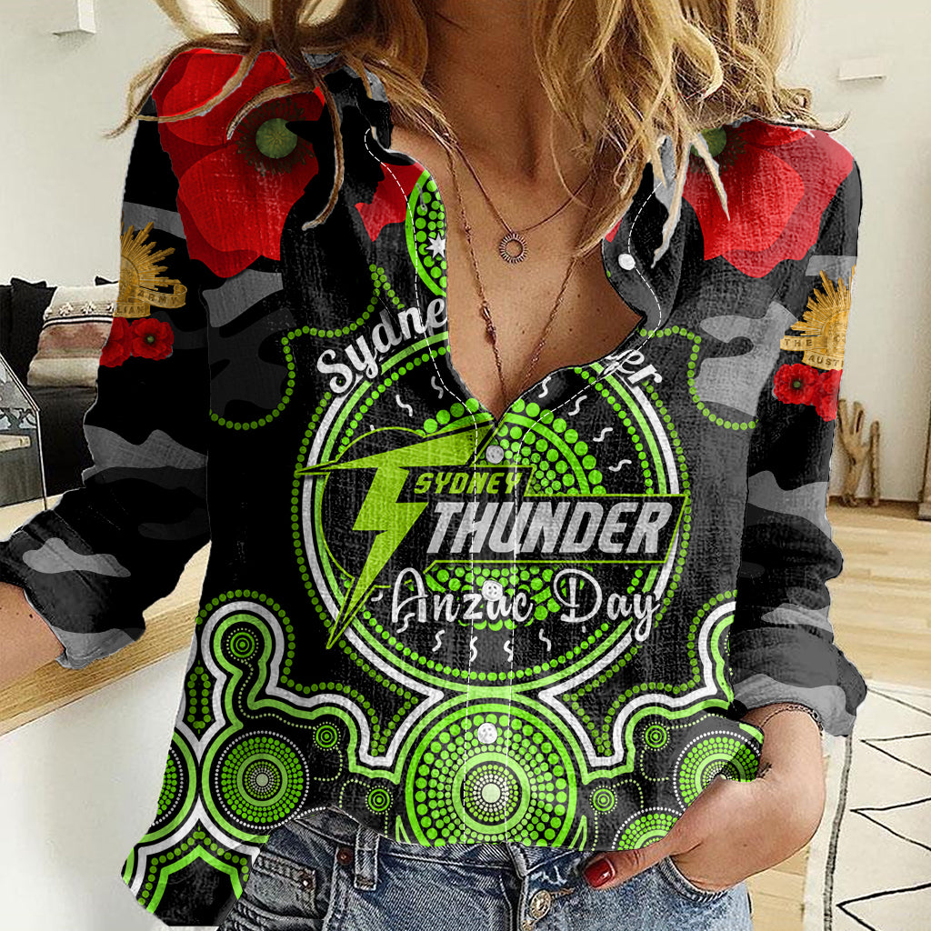 sydney-thunder-anzac-2024-women-casual-shirt-lest-we-forget-poppy-mix-camouflage