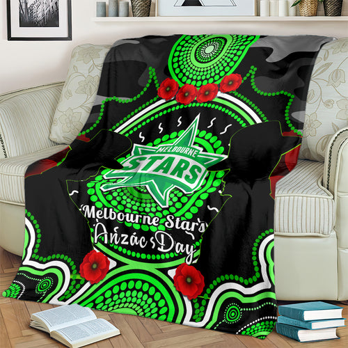 melbourne-stars-anzac-2024-blanket-lest-we-forget-poppy-mix-camouflage