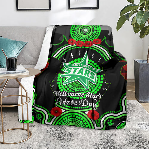 melbourne-stars-anzac-2024-blanket-lest-we-forget-poppy-mix-camouflage