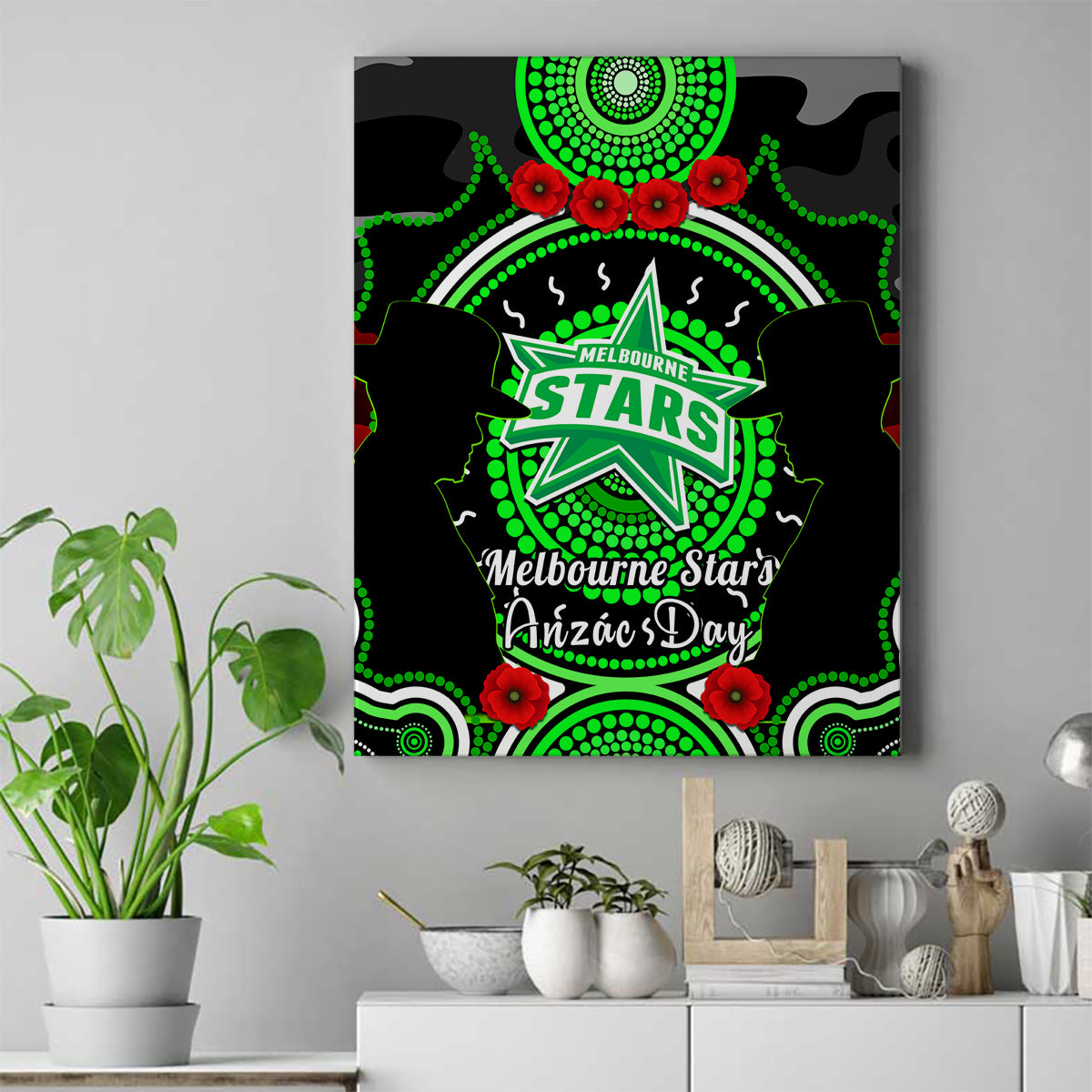 melbourne-stars-anzac-2024-canvas-wall-art-lest-we-forget-poppy-mix-camouflage